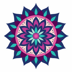 abstract flower design