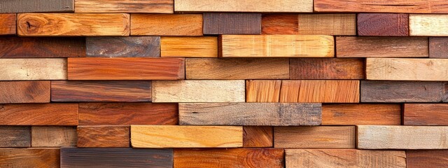 Beautifully Arranged Different Types of Wooden Planks Background