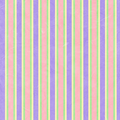 Colorful pastel vertical stripe pattern with pink, green, yellow, and lavender lines. Playful modern abstract background ideal for kids designs, wallpapers, textiles, stationery, creative branding.