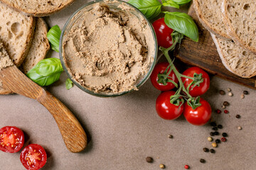 Homemade Liver Pate with Fresh Ingredients