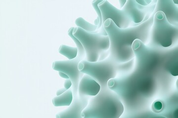 Intricate close-up of microscopic structure showcasing unique te