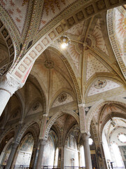 Fototapeta premium Interior of Santa Maria delle Grazie church at Milan, Italy