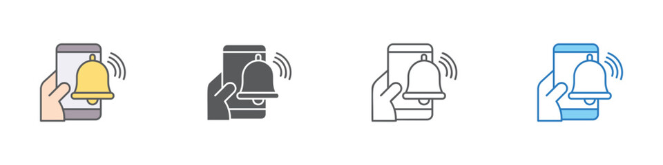 Reminder Icon Set Multiple Style Vector Collection
