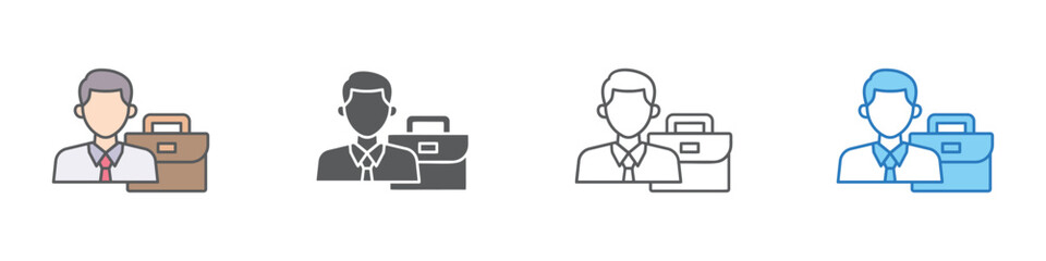 Reputation Icon Set Multiple Style Vector Collection