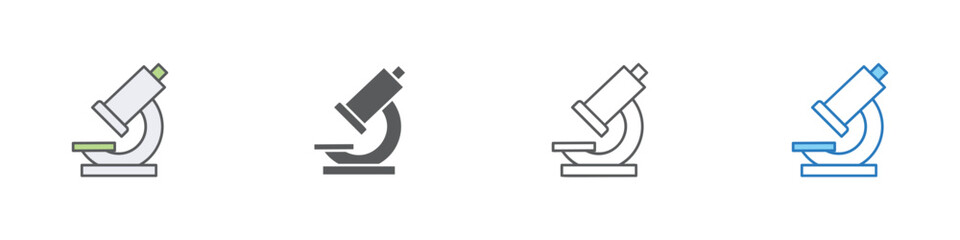 Research Icon Set Multiple Style Vector Collection