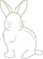 Design Sketch Rabbit for icon or logo