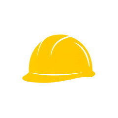 Fototapeta premium Yellow hard hat isolated on white and transparent background, concept for construction safety, industrial design, and engineering