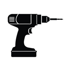 Power drill silhouette