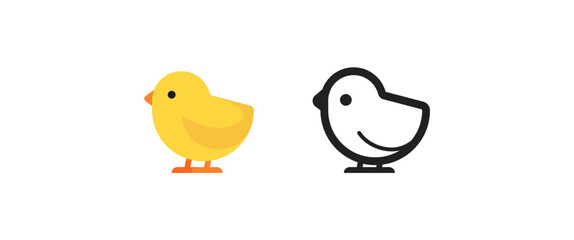 Front-Facing Baby Chick 