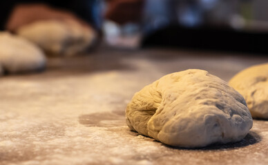 close up of a dough handmade