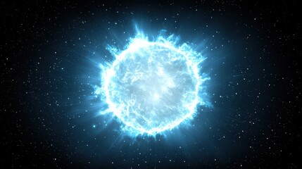 Neutron star magnetic field visualization space gigapixel image cosmic environment astronomical viewpoint