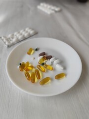 fish oil and vitamins