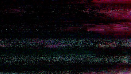 Glitch noise static television VFX. Visual video effects stripes background, CRT tv screen no signal glitch effect - Powered by Adobe