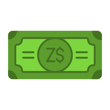 Zimbabwean Dollar Note Icon