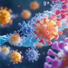 Understanding pathogens and their impact on health laboratory scientific illustration microbial environment close-up view