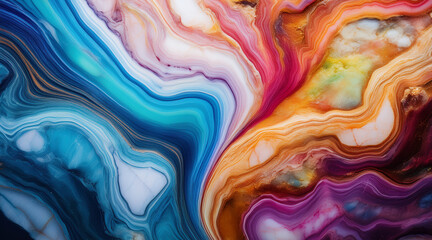 Obraz premium colorful marble