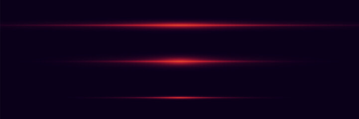 Red speed lines, horizontal laser beam effect.