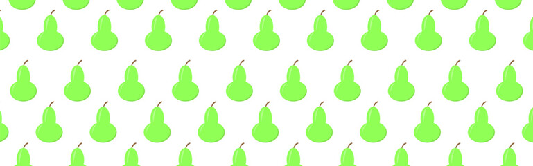 pear green pattern on transparent background,