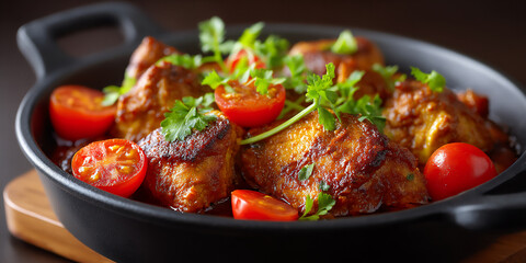 chicken karahi: pakistani wok flavors