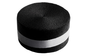 3D Abstract Black Circle Isolated Transparent Background Digital Illustration