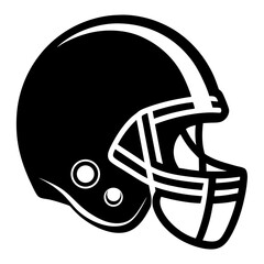 Football Helmet Silhouette Vector & Sports Gear SVG