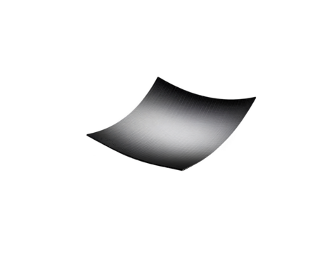 Abstract 3D Surface with Grayscale Texture on Black Background