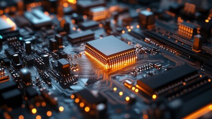 Advanced Microprocessor Components and Interconnected Circuit Board Technology