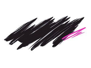 Abstract Black Scratch Background On Transparent Background Illustration