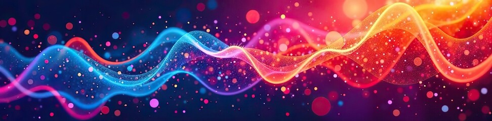 Dynamic and colorful abstract background with vibrant hues and intricate patterns,  colorful background,  design