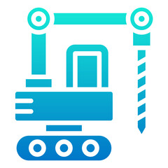 Obraz premium Drill Machine Icon