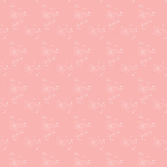 Vector butterfly seamless repeat pattern background pink cute pattern