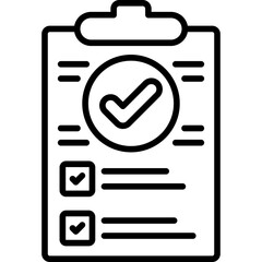 Checklist Icon Vector Element