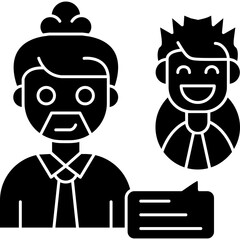 Interview Icon Vector Element