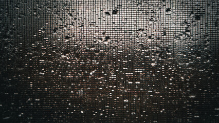 rain drops on window