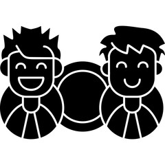 Interviewer Icon Vector Element