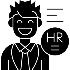 Human Resources Icon Vector Element