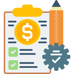 Job Description Icon Vector Element