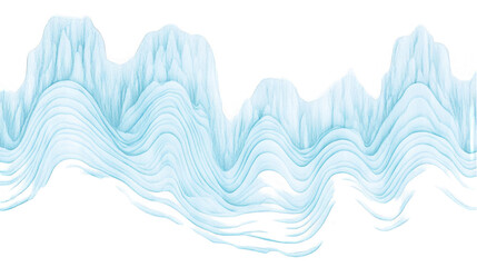 Abstract Blue Wave Background Digital Art Illustration With Motion Texture