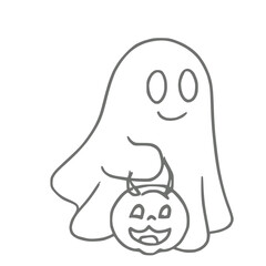 Trick or treat, ghost