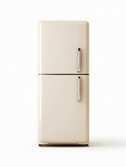 3d render of a refrigerator isolated on white background.