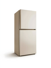 3d render of a refrigerator isolated on white background.