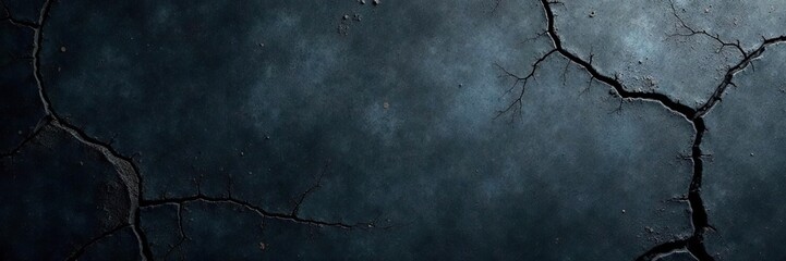 Cracked dark concrete wall with rough texture for urban design projects,  wall,  urban