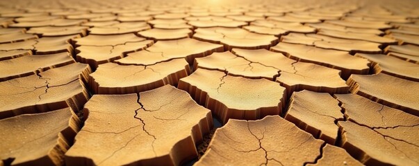 Cracked, parched earth resembling an arid landscape with harsh drought conditions,  dry soil,  earth