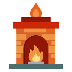 Fototapeta premium Fireplace