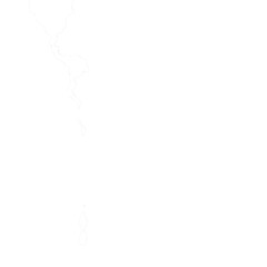 Naklejka premium Abstract Illustration Of Dynamic White Shapes On A Black Background