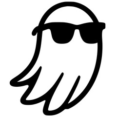 Cool ghost silhouette