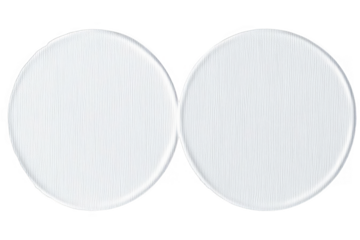 Abstract White Textured Circles Isolated Background Illustration