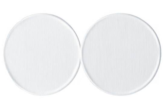 Abstract White Textured Circles Isolated Background Illustration