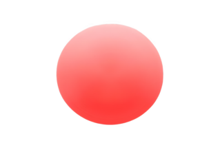 Abstract Red Sphere On Black Background Digital Illustration PNG Transparent