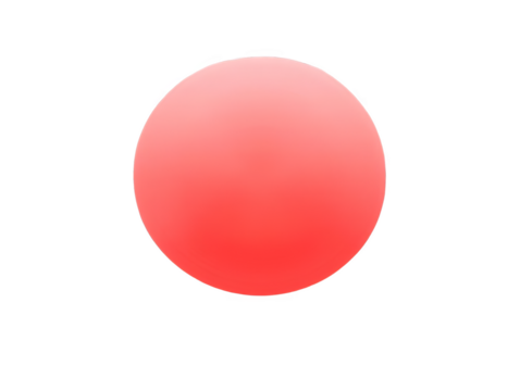 Abstract Red Sphere On Black Background Digital Illustration PNG Transparent